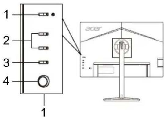 ACER CM2241W - 將顯示器連接至電腦 - 2