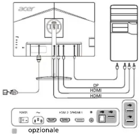 ACER CM2241W - Controlli esterni - 1