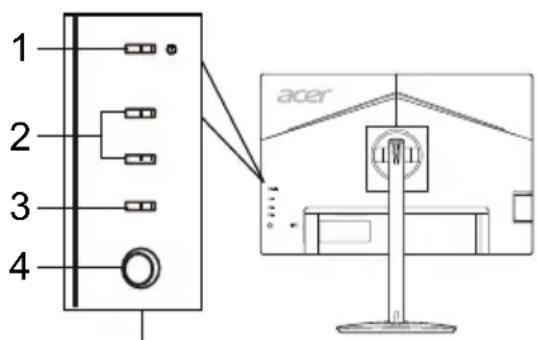 ACER CM2241W - Külső kezelöszervek - 1