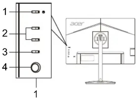 ACER CM2241W - Controlli esterni - 2