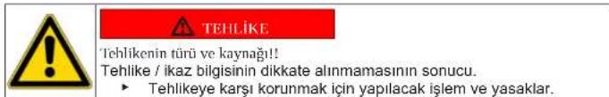 Profilo DF1033LEVV - Ikaz bilgilerinin yapisi - 1
