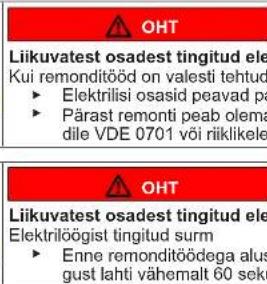 Profilo DF1033LEVV - Ülemise uksehinge vahetamine (uks koos kuvaga) - 12