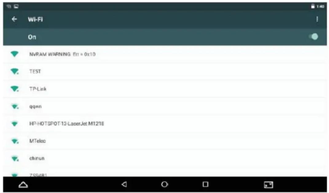 LENCO TDV901 - Mit einem Wi-Fi-Netzwerk verbinden - 3