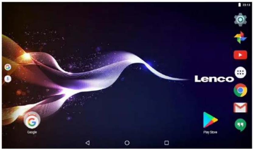 LENCO TDV901 - Quand votre tablette est connectee, glissez l'icone USB vers le bas, puis touchez l'icone USB connecté. - 1