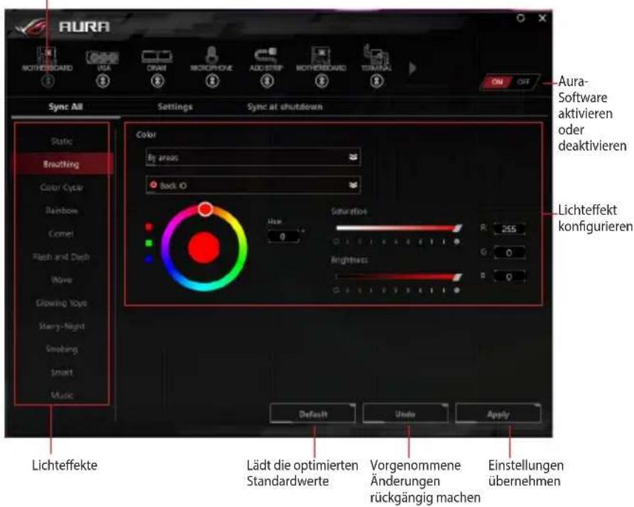 ASUS ROG Aura Terminal - Aura verwenden - 2