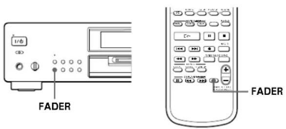 SONY MDSJB920 - Fading In and Out (Fader) - 1