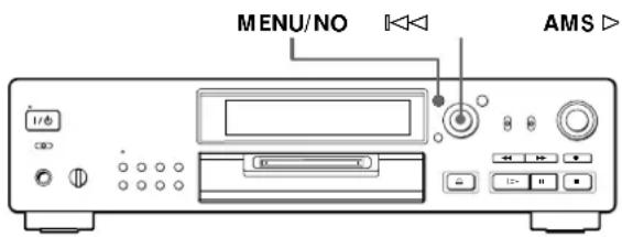 SONY MDSJB920 - Changing the Pitch (Pitch Control Function) - 1