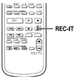 SONY MDSJB920 - Recording the Current CD Track (REC-IT Function) - 1