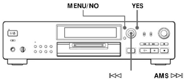 SONY MDSJB920 - Annulation du dernier montage (Fonction Undo) - 1