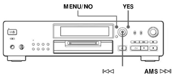 SONY MDSJB920 - Combinaison de plusieurs plages enregistrées (Fonction Combine) - 2