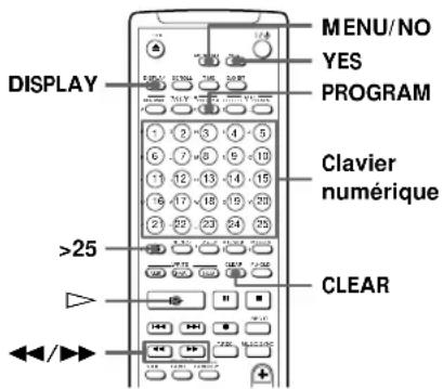 SONY MDSJB920 - Création d'un programme (Lecture programmée) - 2