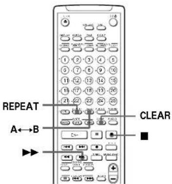 SONY MDSJB920 - Répétition d'un passage donné (Répétition A-B) - 1
