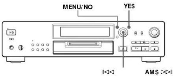 SONY MDSJB920 - Undoing the Last Edit (Undo Function) - 1