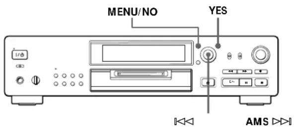 SONY MDSJB920 - Erasing Recordings (Erase Function) - 1
