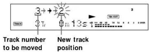 SONY MDSJB920 - Moving Recorded Tracks (Move Function) - 2