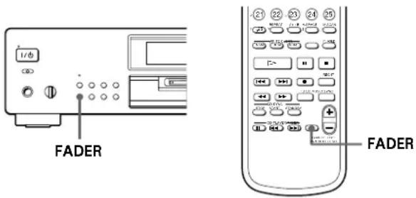 SONY MDSJB920 - Entrée et sortie en fondu (Fondu) - 1