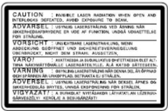 SONY MDSJB920 - WARNING - 2