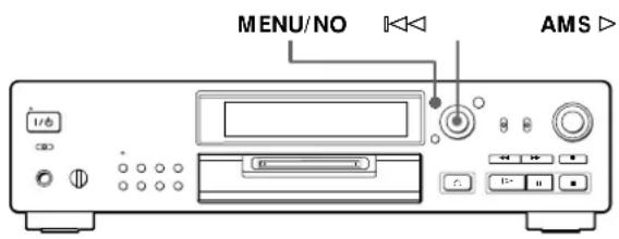SONY MDSJB920 - Changement de la vitesse (fonction de réglage de vitesse) - 1