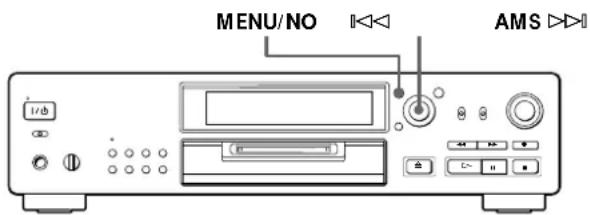 SONY MDSJB920 - Sélection du nombre de bits - 1