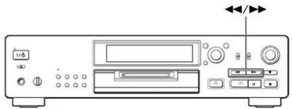 SONY MDSJB920 - Localisation d'un point donné sur une plage - 1