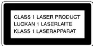 SONY MDSJB920 - WARNING - 1