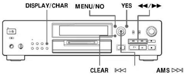 SONY MDSJB920 - Titrage d'un enregistrement (Fonction Title) - 1