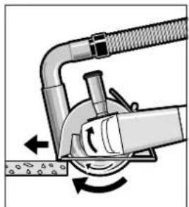 BOSCH GWS 6115 Professional - 切割石材 - 1
