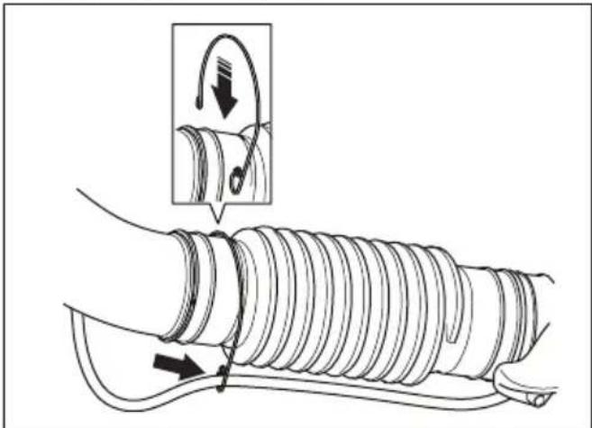 HUSQVARNA 340iBT - Pour assembler le tube et la poignée sur le produit - 6