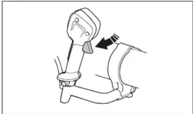 HUSQVARNA 340iBT - Comment utiliser la fonction régulateur de vitesse - 1