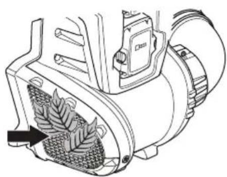 HUSQVARNA 340iBT - Pour contrôler la prise d'air - 1