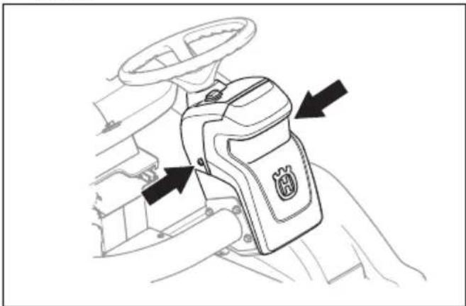 HUSQVARNA P 525D - Zamenjava pokvarjene žarnice - 1