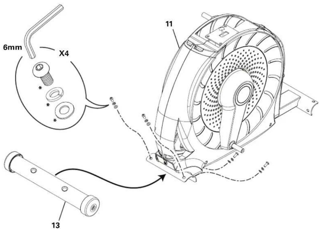 Schwinn 430i - Arrimez le stabilisateur avant au cadre - 1