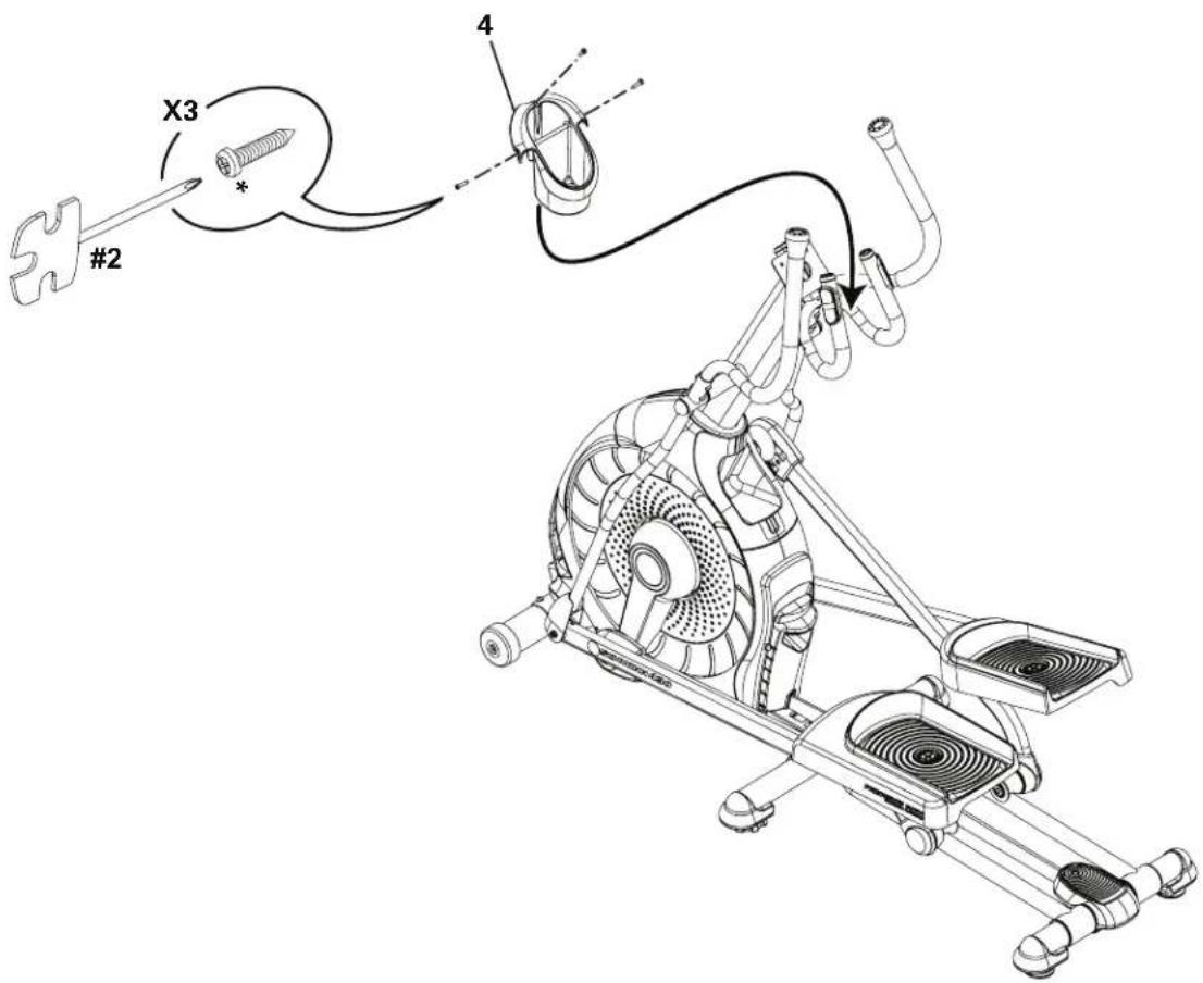 Schwinn 430i - Arrimez le porte-bouteille au châssis - 1