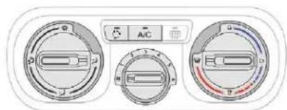 CITROEN C3 (2019) - Chauffage / Air conditionné manuel - 2