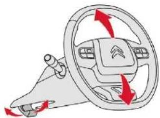 CITROEN C3 (2019) - Réglage du volant - 1