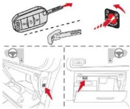 CITROEN C3 (2019) - Neutralisation de l'airbag frontal passager - 1