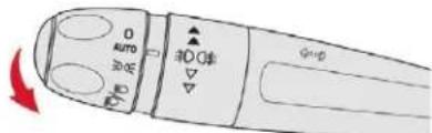 CITROEN C3 (2019) - Manette d'inversion des feux - 2