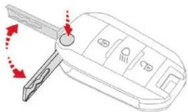 CITROEN C3 (2019) - Ejection de la clé - 1