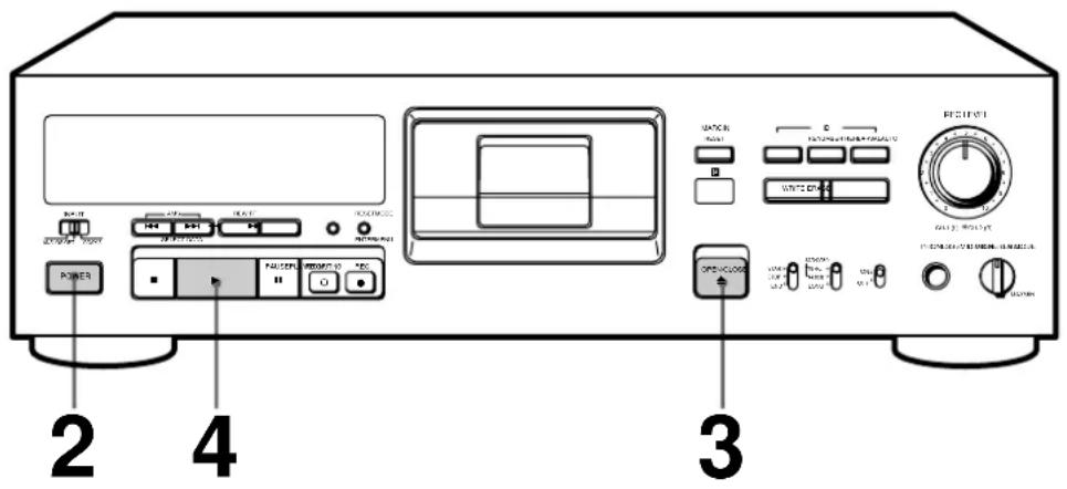 SONY PCMR300 - Playing a Tape - 1