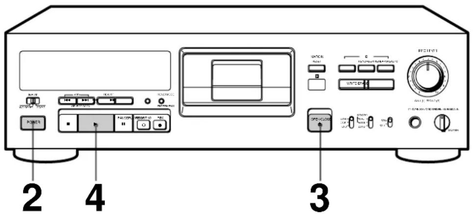 SONY PCMR300 - Lecture d'une cassette - 1