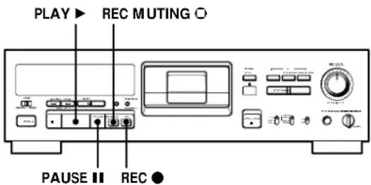 SONY PCMR300 - Einfugen einer Leerstelle während der Aufnahme (Record Mute) - 1