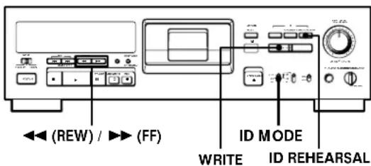 SONY PCMR300 - Inscription de sous-codes pendant la lecture - 1