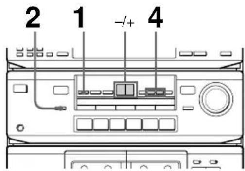 SONY HST471 - Ajuste del nivel de volumen de los altavoces - 1