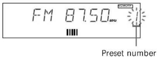 SONY HST471 - To tune in a station with a weak signal (Manual Tuning) - 1