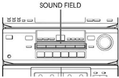 SONY HST471 - Adjusting the sound Selecting the preset sound fields - 2