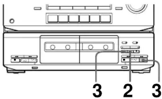 SONY HST471 - Inserción de un espacio en blanco durante la grabación - 1