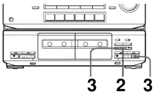 SONY HST471 - Insertion d'espaces vierges entre les plages à l'enregistrement - 1