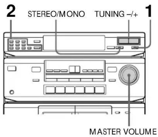 SONY HST471 - — Sintonización de presintonías - 1