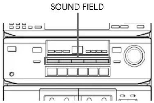 SONY HST471 - Selección de los campos de sonido preajustados - 1
