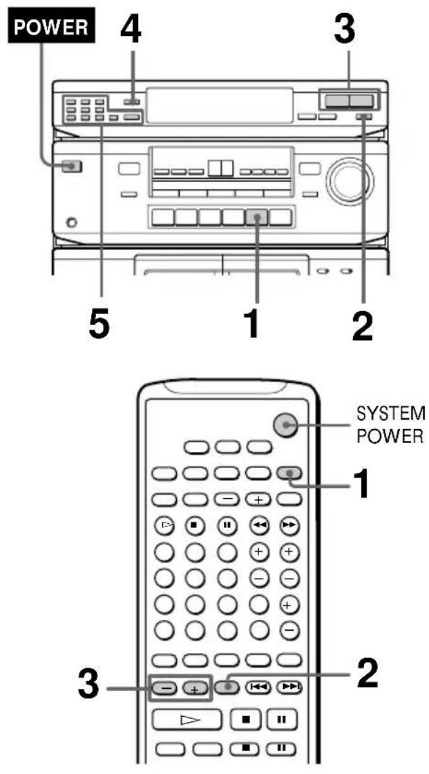 SONY HST471 - Préréglage des stations de radio - 1